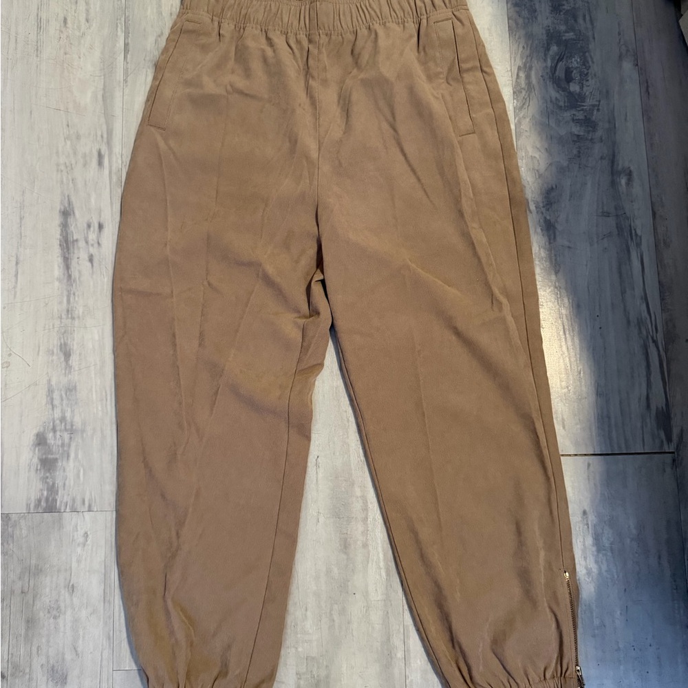 Zara Tan Jogger Pants